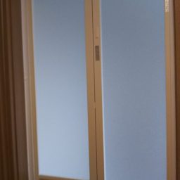 浴室中折れ戸取替